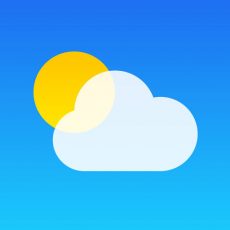 iPhoneの『天気』アプリで現在地を取得する設定